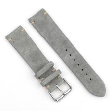 BSTRAP Suede Leather szíj Xiaomi Amazfit GTR Mini, gray okosóra kellék