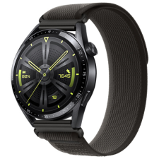 BSTRAP Velcro Nylon szíj Xiaomi Amazfit GTR 42mm, black okosóra kellék