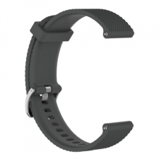 BSTRAP Xiaomi Amazfit GTR 2 / GTR 47mm Silicone Bredon szíj, Dark Gray okosóra kellék