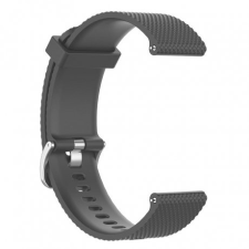 BSTRAP Xiaomi Amazfit GTR 42mm Silicone Land szíj, Dark Gray okosóra kellék