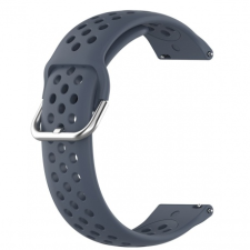 BSTRAP Xiaomi Amazfit Stratos 2/2S/3 Silicone Dots szíj, dark gray okosóra kellék