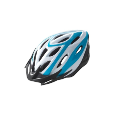 BTA Rider unisex bukósisak, M-es (54-58 cm), fehér-kék kerékpáros sisak