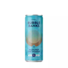 Bubblebanks Törökmogyoró-nugát-lime 0,25l dob. 4,9% DRS pálinka