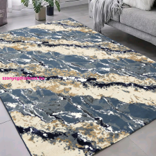 Budapest Carpet Den Athén 7125 Kék-Krém 60szett=60x220cm+2dbx60x110cm Modern szőnyeg lakástextília