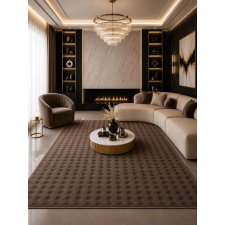 Budapest Carpet Den. Bubble Barna 120 x 170cm modern 3D szőnyeg lakástextília