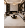 Budapest Carpet Den. Bubble Krém 80 x 150cm modern 3D szőnyeg