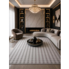 Budapest Carpet Den. Bubble Silver 80 x 250cm modern 3D szőnyeg