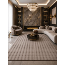 Budapest Carpet Den. Bubble Sötétbézs 200 x 290cm modern 3D szőnyeg lakástextília