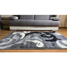 Budapest Carpet Den Charis szürke 8883 120x170cm szőnyeg lakástextília