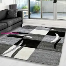 Budapest Carpet Den. Comfort SZÜRKE 4771 40x70CM-MODERN SZŐNYEG lakástextília