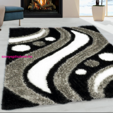 Budapest Carpet Den Melissa new 5094 Fekete 60szett=60x220cm+2dbx60x110cm szőnyeg lakástextília
