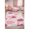 Budapest Carpet Den. Mile 5184-1 rózsaszín 120 x 180cm felhős gyerekszőnyeg
