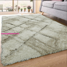 Budapest Carpet HOSSZÚ SZÁLÚ SHAGGY, Den CAREN 555 bézs 120x170cm szőnyeg lakástextília