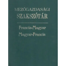 Budapest Mezőgazdasági szakszótár - francia-magyar, magyar-francia antikvárium - használt könyv