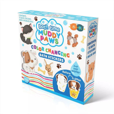 Buddy & Barney Buddy & Barney fürdőjáték Színváltós csempetapasz - Sáros tappancsok fürdőszobai játék