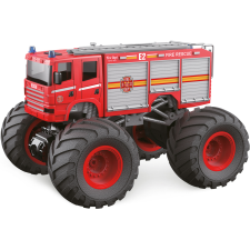 Buddy Toys BIG FOOT távirányítós tűzoltóautó- Piros autópálya és játékautó