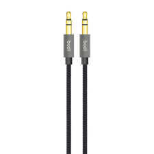 Budi AUX cable mini jack 3.5mm to mini jack 3.5mm Budi, 1.2m (black) kábel és adapter