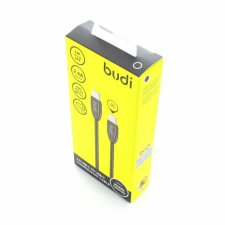 Budi - USB-C-USB-C kábel, 2,4A, 1 m fekete (BD160C) kábel és adapter