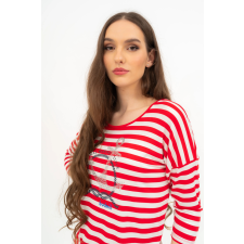BUDMIL 3/4-es ujjú póló Női XXL piros-fehér 20331148-001251-0699 női póló