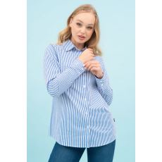 BUDMIL Blúz Női M fehér-kék 20770066-002242-0399