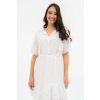 BUDMIL derékban húzott nyári Ruha Női M fehér 20660018-001251-0399