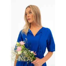 BUDMIL derékban húzott nyári Ruha Női M kék 20660018-002251-0399