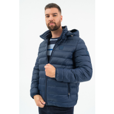 BUDMIL férfi steppelt dzseki, CRAIG25, Kék, M férfi kabát, dzseki