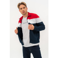BUDMIL , Férfi szabadidőfelső25, ABEJUNIDO, Kék, 2XL férfi pulóver, kardigán