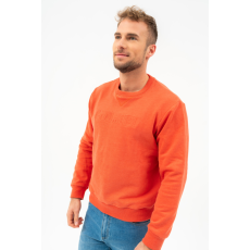 BUDMIL , Férfi szabadidőfelső25, GRAZIANO, Narancs, 3XL