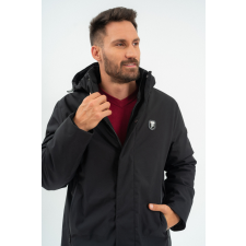 BUDMIL férfi téli kabát, DOUGLAS25, Fekete, XL férfi kabát, dzseki