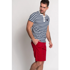 BUDMIL Galléros póló Férfi S s.kék-fehér 20730242-002231-0299 férfi póló