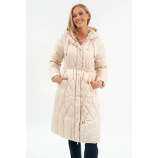 BUDMIL Hosszú téli kabát Női M bézs 20030559-001252-0399 női dzseki, kabát