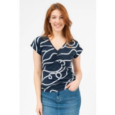 BUDMIL karcsúsított póló Női M s.kék-fehér női póló