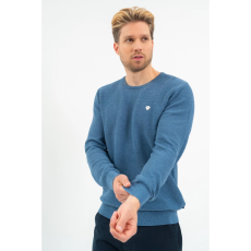 BUDMIL Kötött pulóver Férfi L kék melanzs 20050830-001252-0499