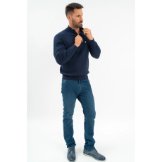 BUDMIL Kötött pulóver Férfi L s.kék 20050833-002252-0499