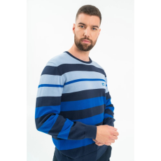 BUDMIL Kötött pulóver Férfi M kék 20050832-002252-0399