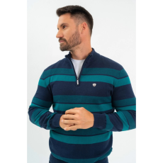 BUDMIL Kötött pulóver Férfi XL s.kék-zöld 20050834-002252-0599