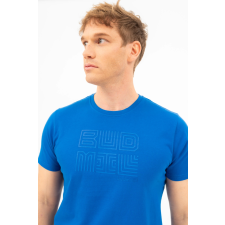 BUDMIL modern fit póló Férfi L kék 20300443-006251-0499 férfi póló