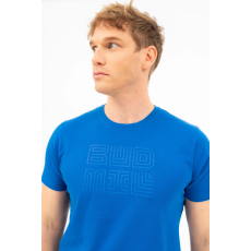 BUDMIL modern fit póló Férfi M kék 20300443-006251-0399