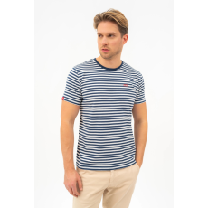BUDMIL modern fit póló Férfi M s.kék-fehér 20310108-001251-0399