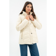 BUDMIL női téli kabát, CELINA25, Bézs, L