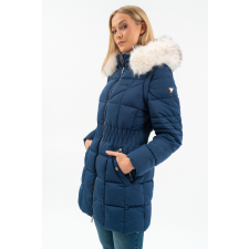 BUDMIL női téli kabát, ISABELLA25, Kék, 3XL női dzseki, kabát