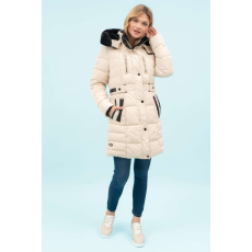 BUDMIL , Női Téli kabát, WELLY, Bézs, M