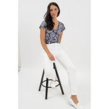 BUDMIL Női vászonnadrág push-up fazon fehér XL 20630154-001261-0599 női nadrág