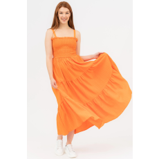 BUDMIL Nyári Ruha Női S narancs