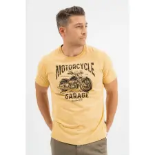 BUDMIL Póló Férfi XXXL sárga 20300456-002261-0799 férfi póló