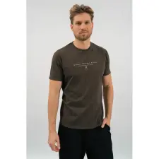 BUDMIL Póló Férfi XXXXL s.barna-melír 20300458-003262-0899 férfi póló