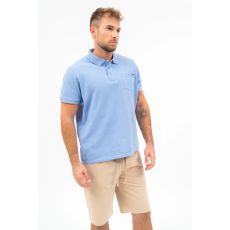 BUDMIL regular fit galléros póló Férfi L v.kék 20730261-003251-0499