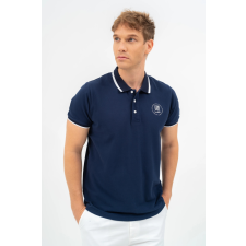 BUDMIL regular fit galléros póló Férfi M s.kék 20730262-002251-0399 férfi póló