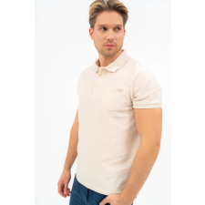 BUDMIL regular fit galléros póló Férfi XL bézs 20730261-002251-0599 férfi póló